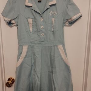 Blue Double R Diner dress